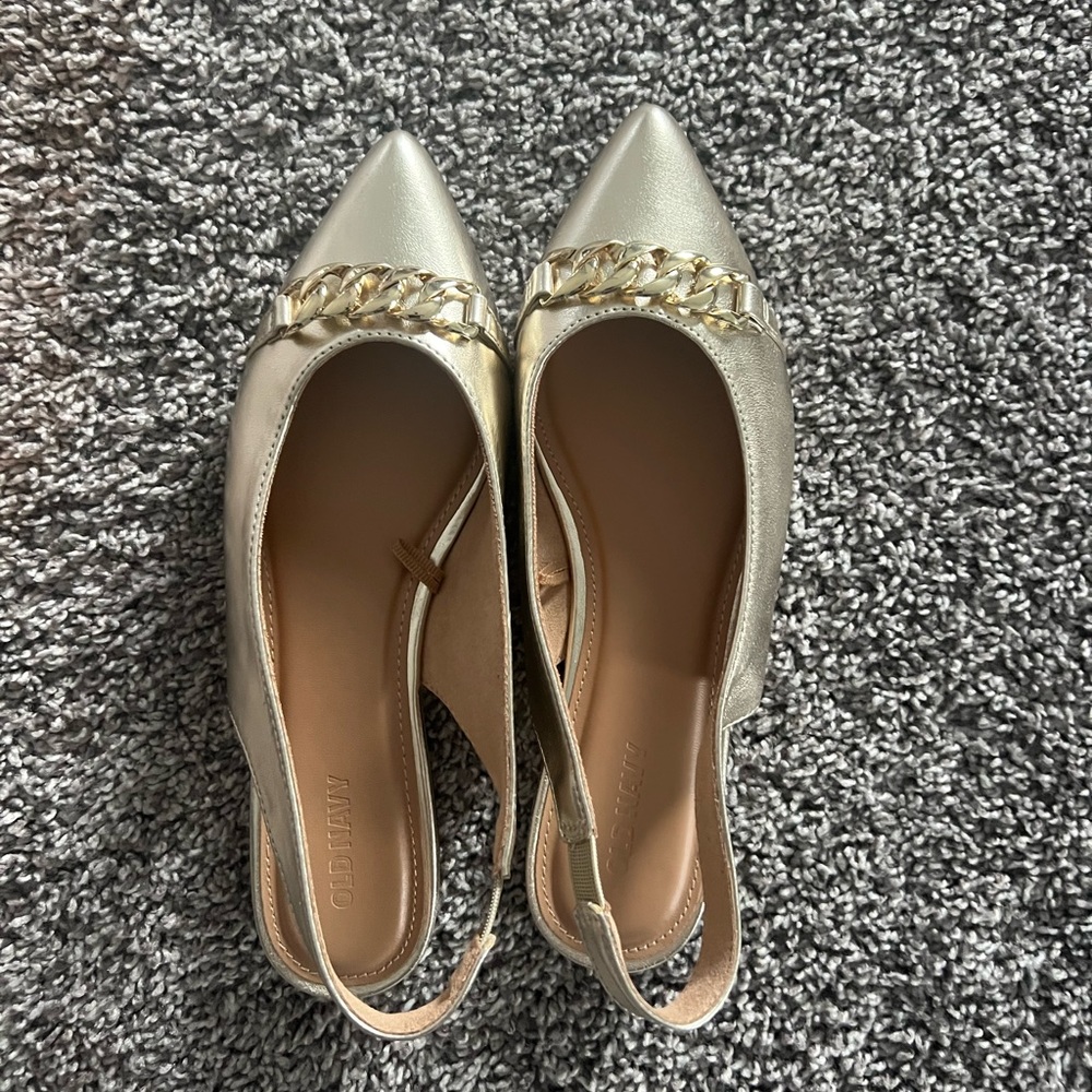 Sling back flats